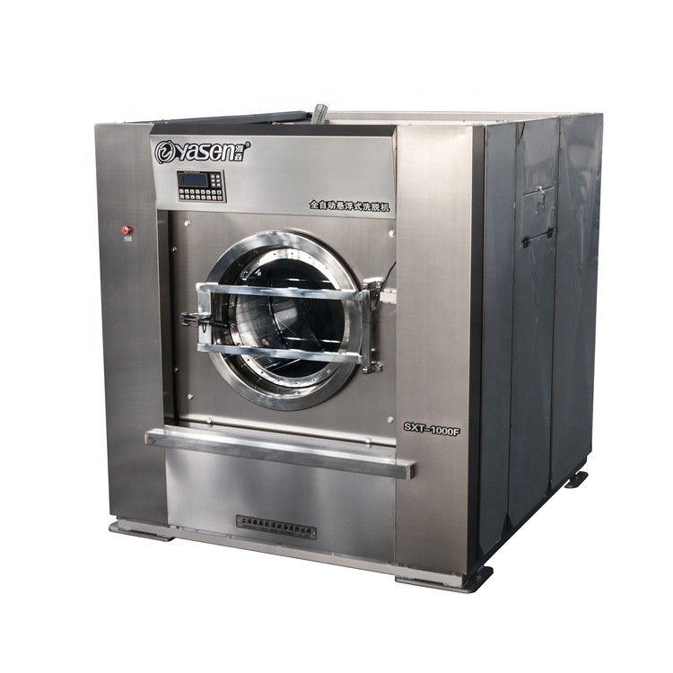 蒸気や電気で暖める50kg産業用自動洗濯機 1.5-15KW