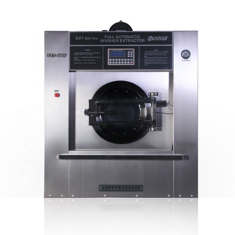 蒸気や電気で暖める50kg産業用自動洗濯機 1.5-15KW