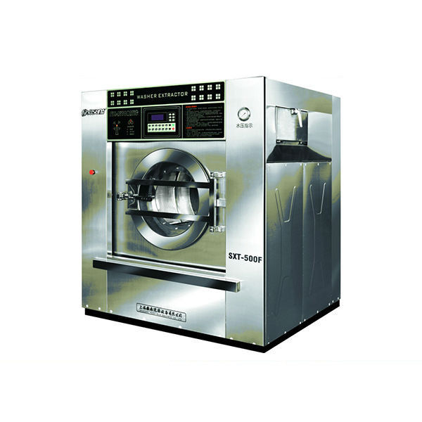 蒸気や電気で暖める50kg産業用自動洗濯機 1.5-15KW