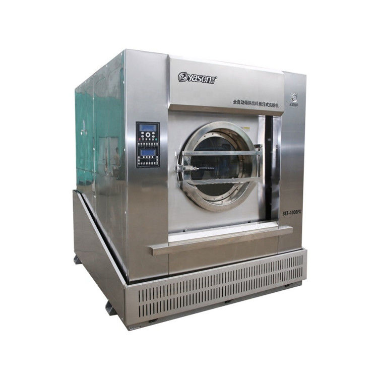 蒸気や電気で暖める50kg産業用自動洗濯機 1.5-15KW