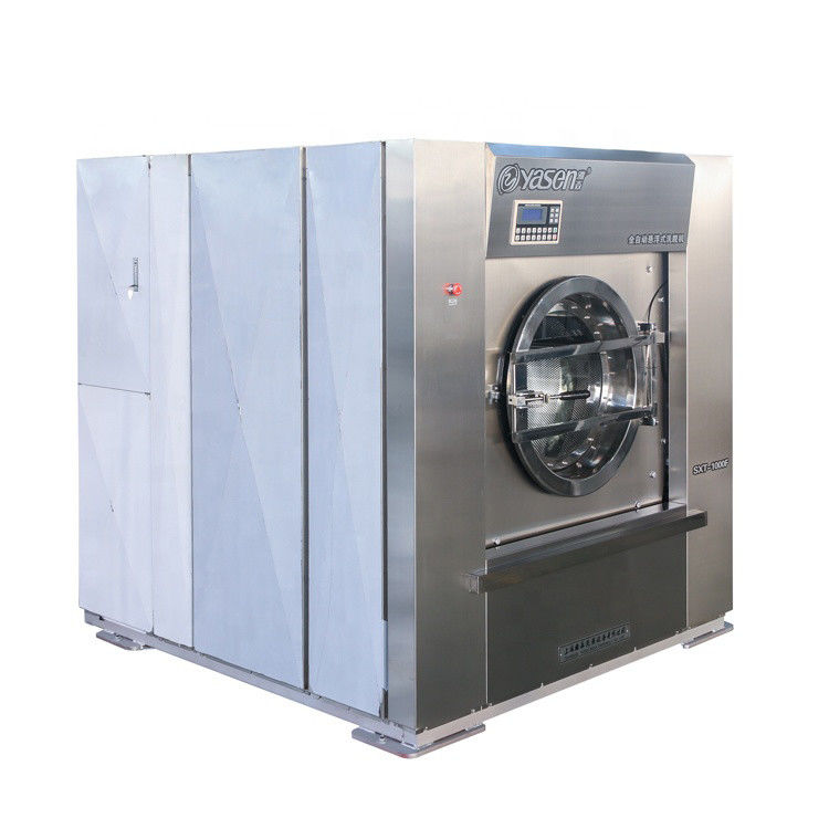 蒸気や電気で暖める50kg産業用自動洗濯機 1.5-15KW